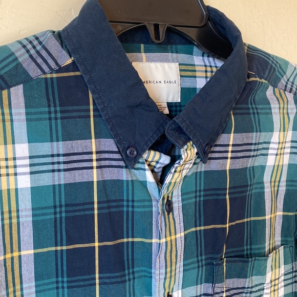 American eagle collared plaid - Picture 2 of 2